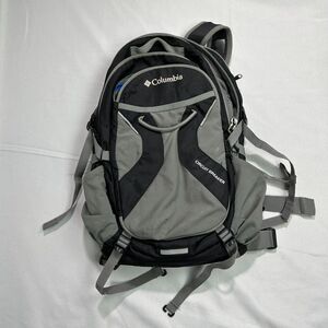 Columbia Circuit Breaker Backpack Unisex One Size Black Gray Nylon Hiking Travel